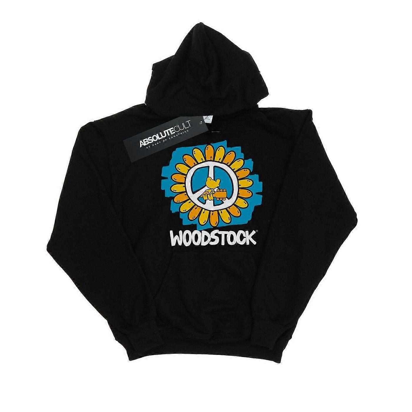 Woodstock chicas flor paz sudadera con capucha
