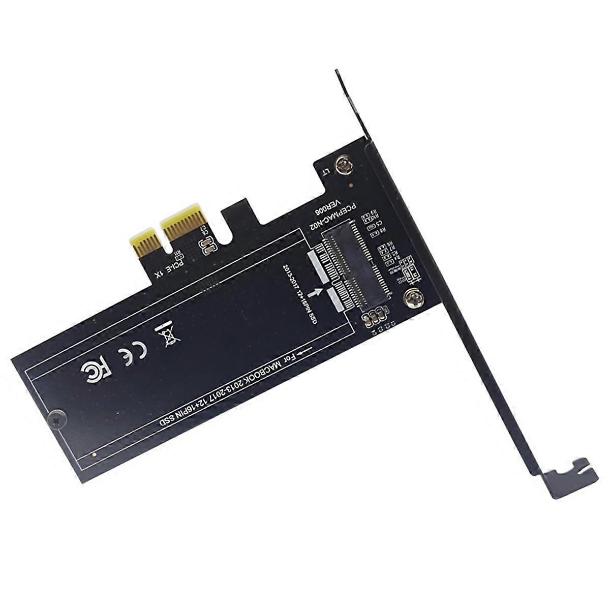 PCI-E 1X to 12+16PIN SSD Convert Adapter Card 12+16PIN to PCI-E X1 SSD Riser Card for 2013-2017 12+16PIN SSD
