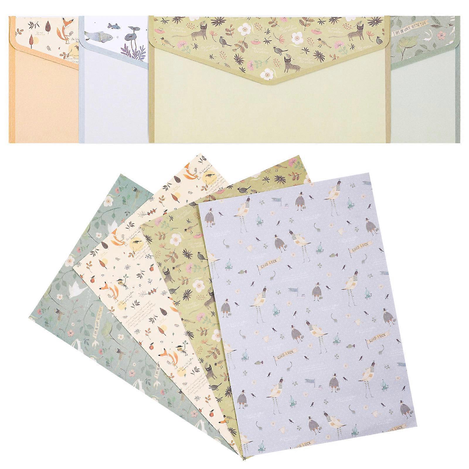 Letter Paper and Envelopes Set Nuobesty for Writing Use Including 30 Envelopes and 60 Papers