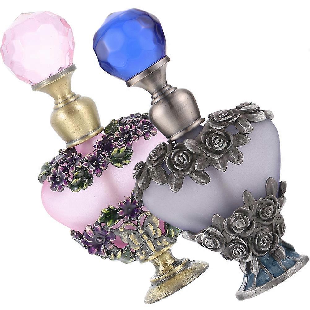 Perfume Bottles Vintage Perfume Bottle for Fragrance 2Pcs Set