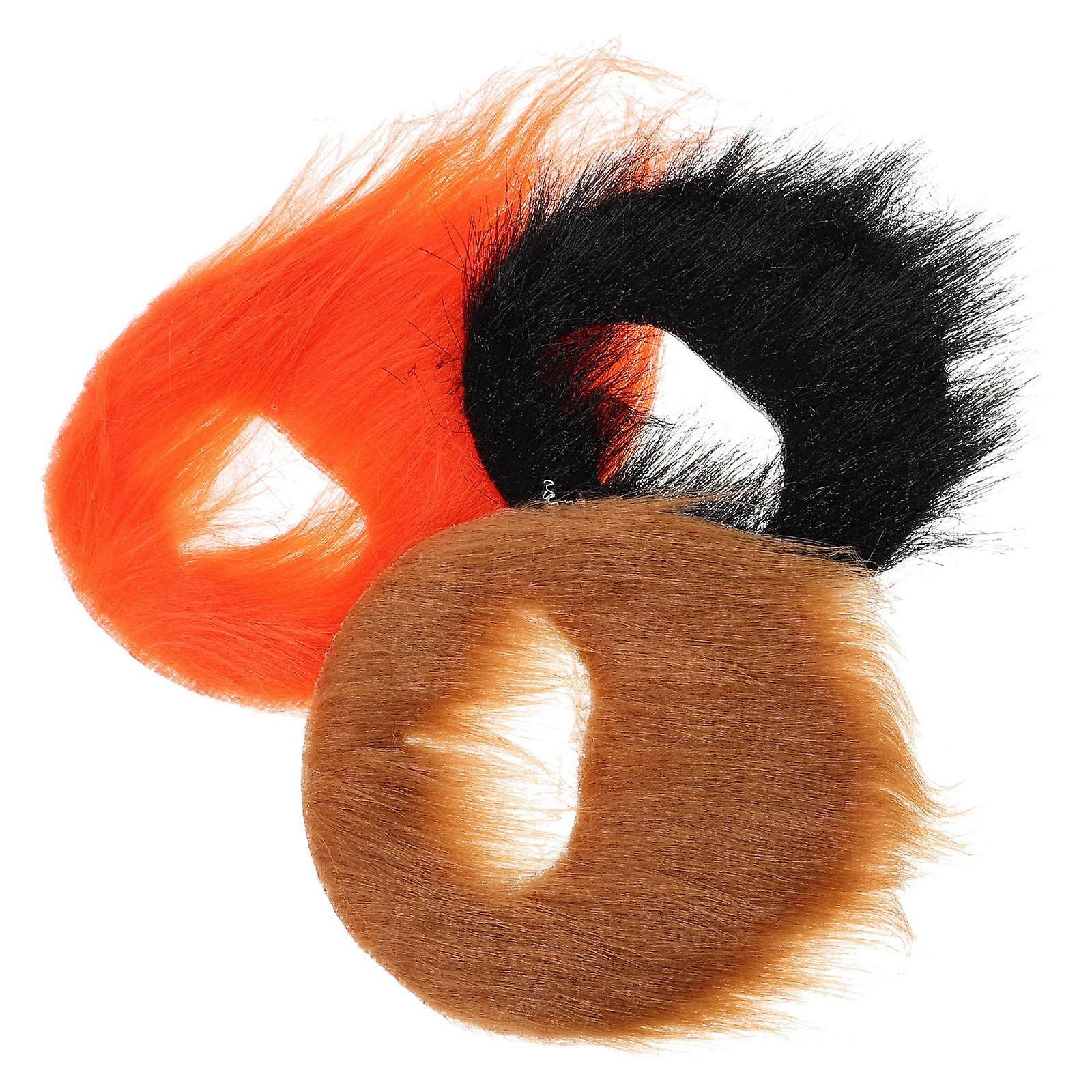 Fake Beard Costume Facial Hair for Halloween 9Pcs Self Adhesive Set
