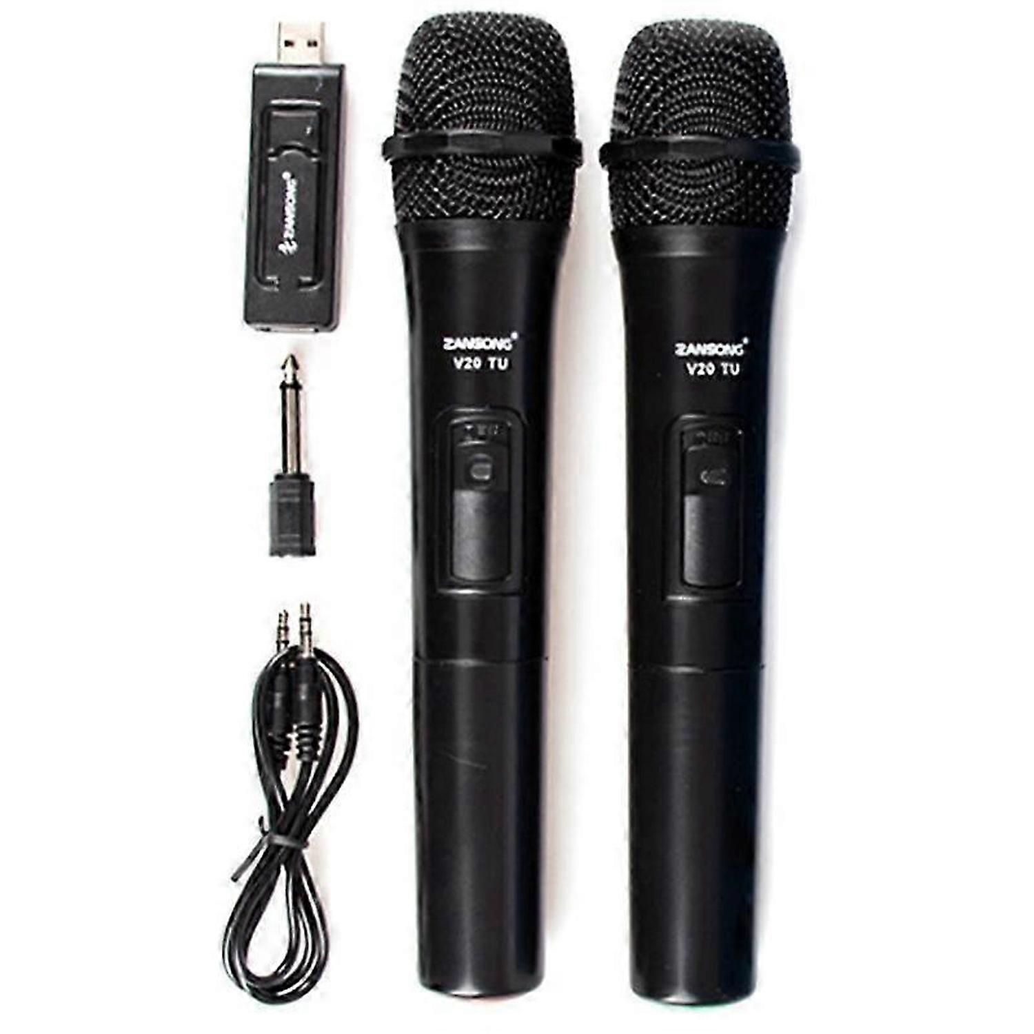 Zansong Uhf Usb 3,5 mm drahtloses Mikrofon Megaphon Handmikrofon