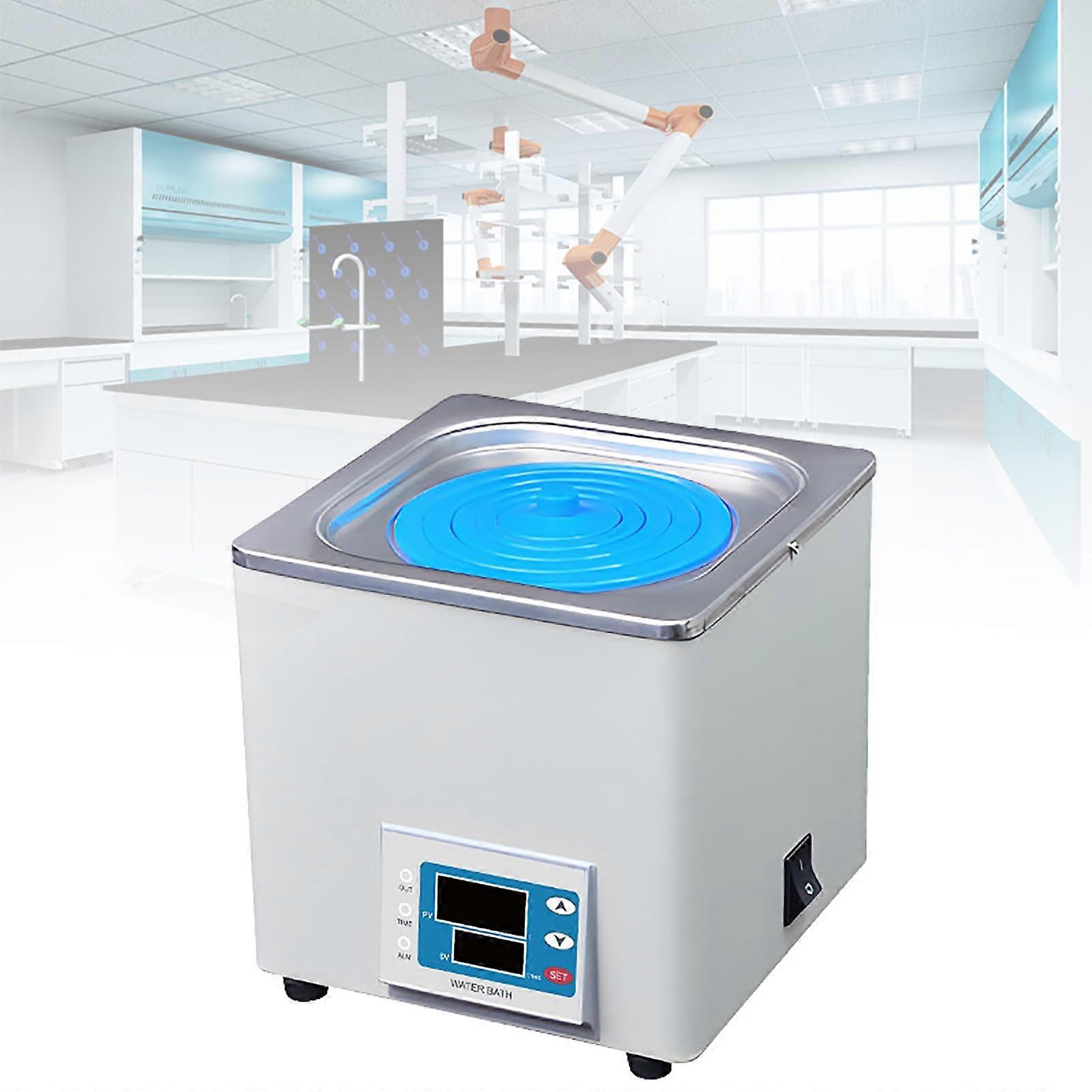 Digital Laboratory Water Bath Stainless Steel Chamber 300W Thermostatic Control LED Display 220V Heating System
