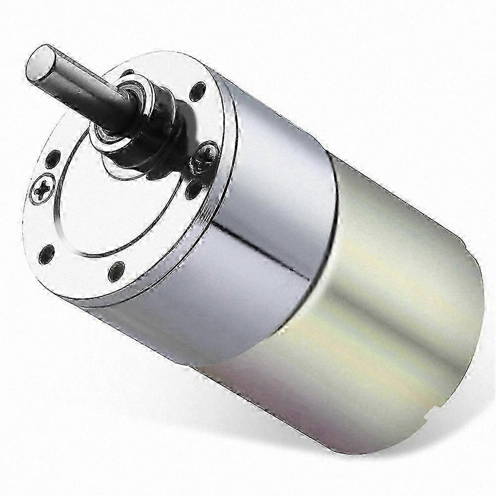 High Torque 12V DC Gear Motor with 30RPM and Eccentric Output Shaft for Speed Reduction Applications
