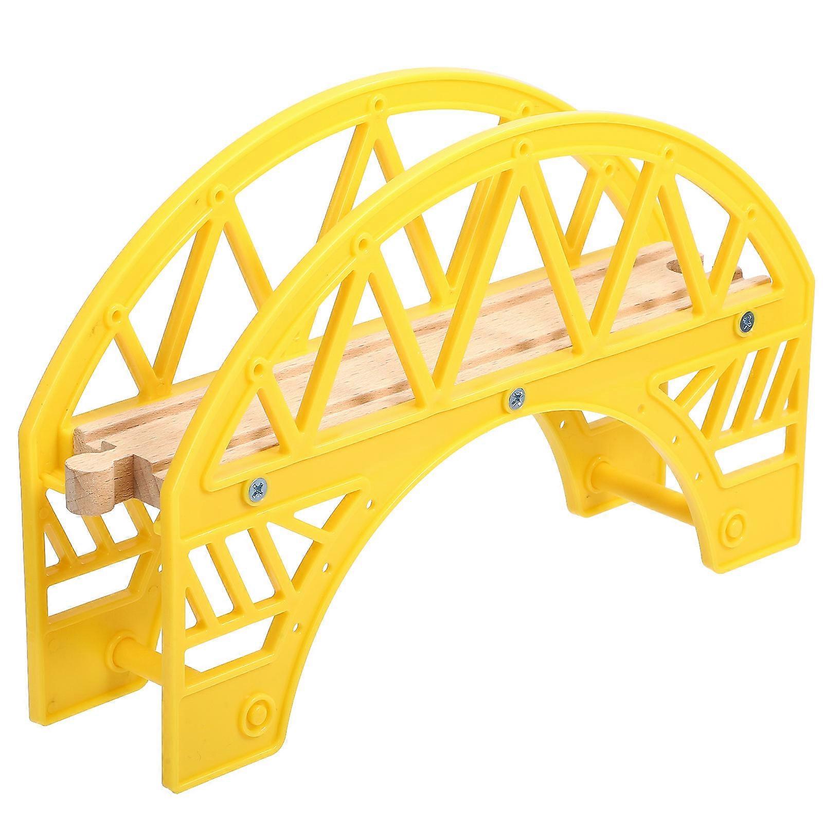 Toy Bridge Train Track Arch Bridge for Enhancing Creativity 4Pcs Set