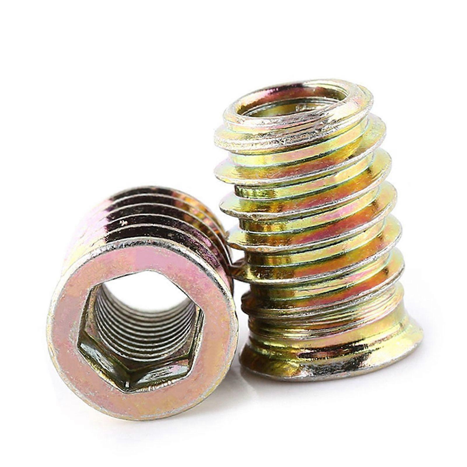 Nut Wood Insert Hexagonal Socket Nut Furniture Fix (M8*20mm)