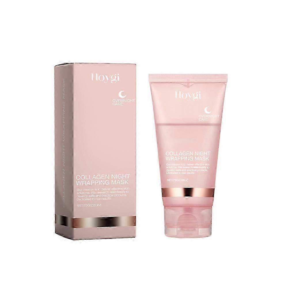 1-3pcs Collagen Overnight Wrapping Mask - Elasticity & Hydration, Natural Ingredients