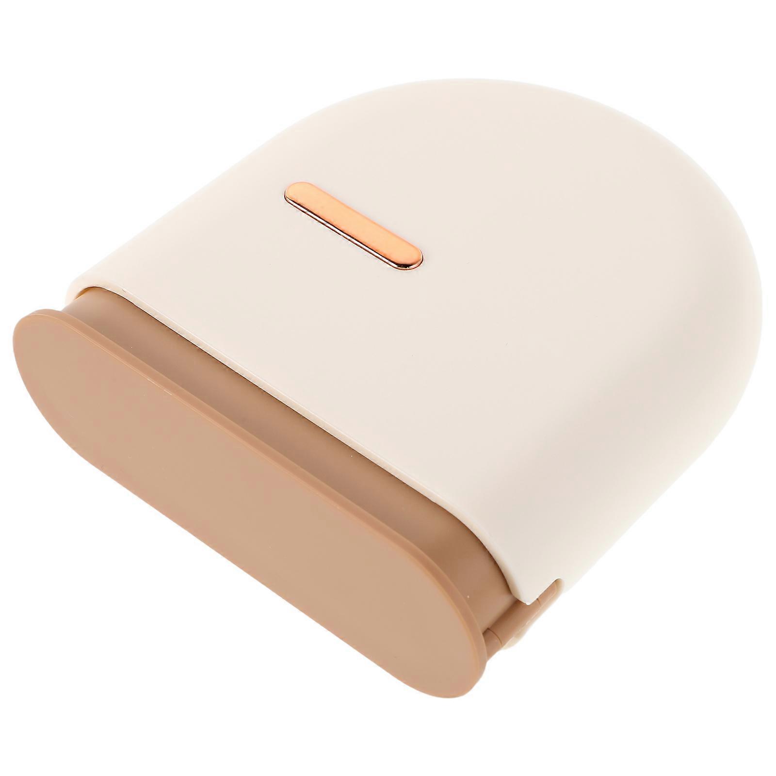 Retainer Case Slim Aligner Box for Travel Use 4Pcs Beige ABS Holder