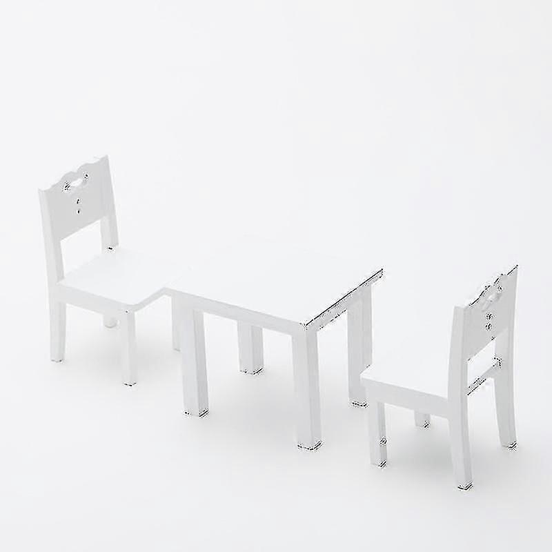 Ensemble table et chaises pour enfants 3 pièces, mobilier de simulation