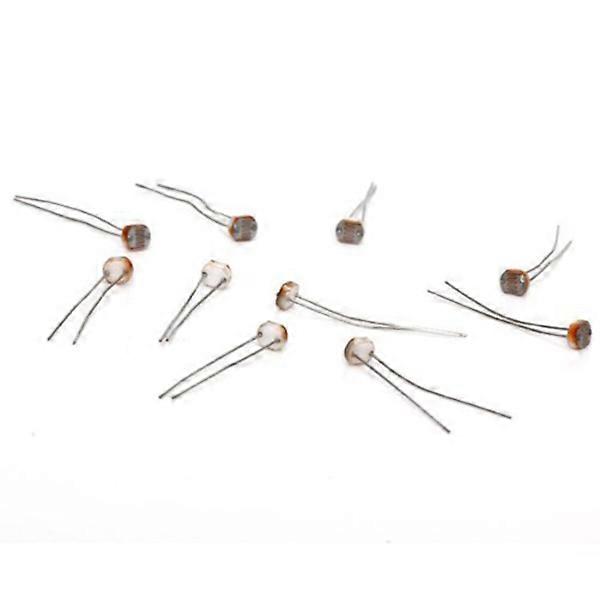 Gl5528 Photoresistor Light-Dependent Component for Electronic Use 10Pcs