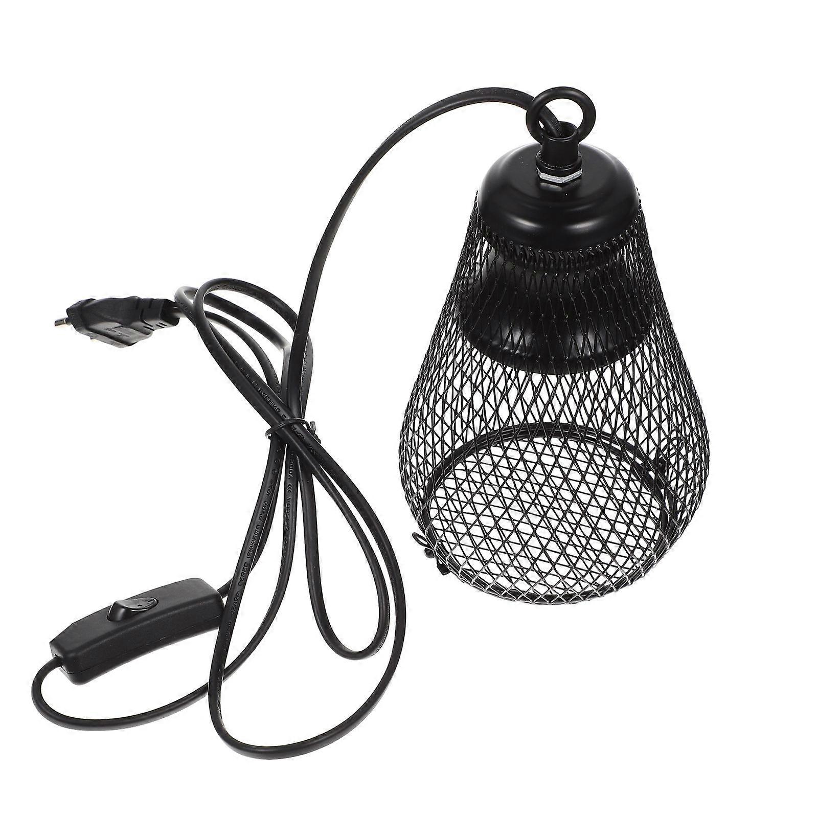 Reptile Lamp Cover for 5Pcs Black Lamp Shade with Hook