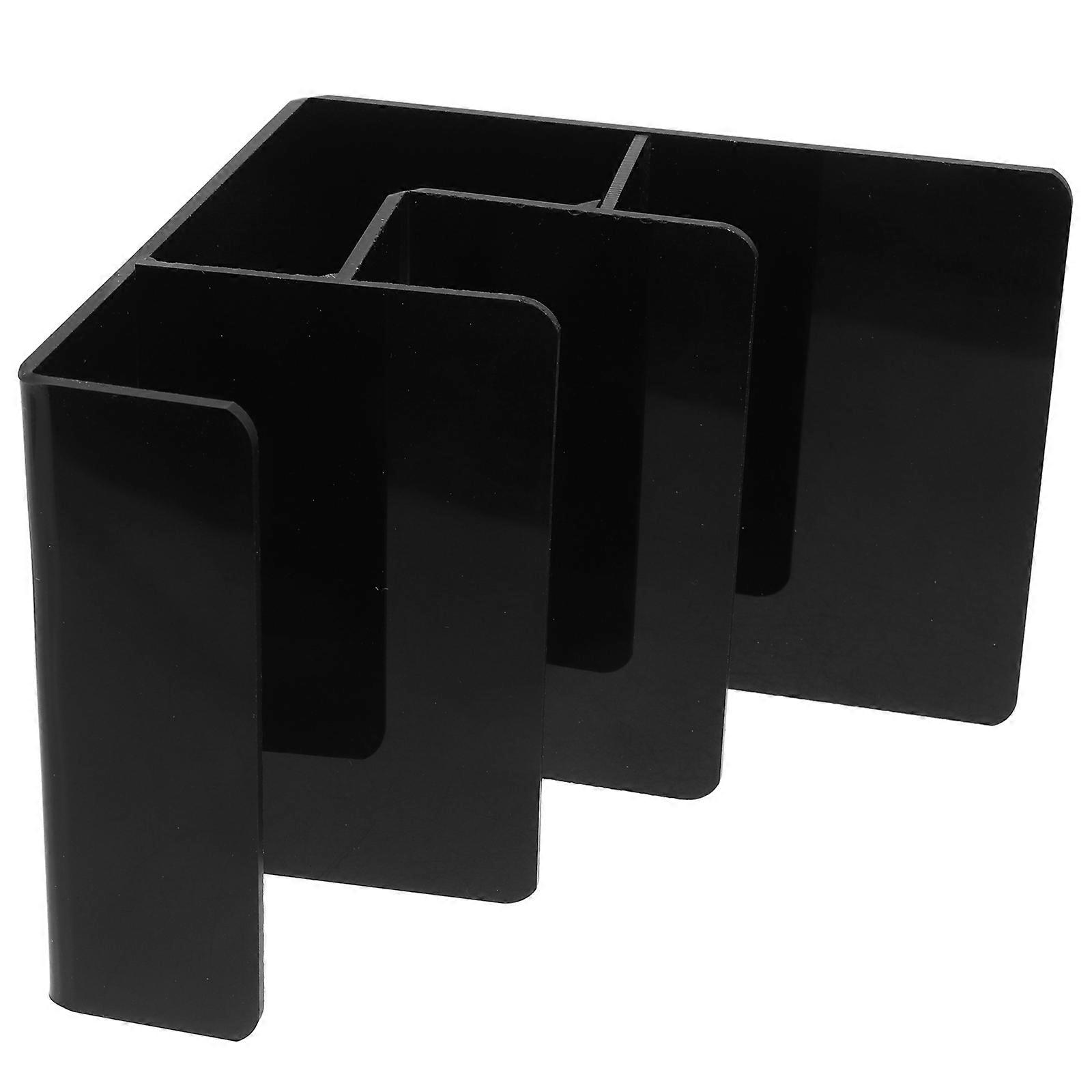 Wallet Display Stand Acrylic for Display 4Pcs Sunglasses Holder Black