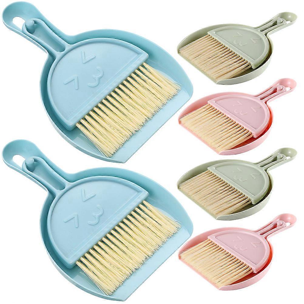 Handheld Broom and Dustpan Set for Keyboard Debris 12Sets Included
