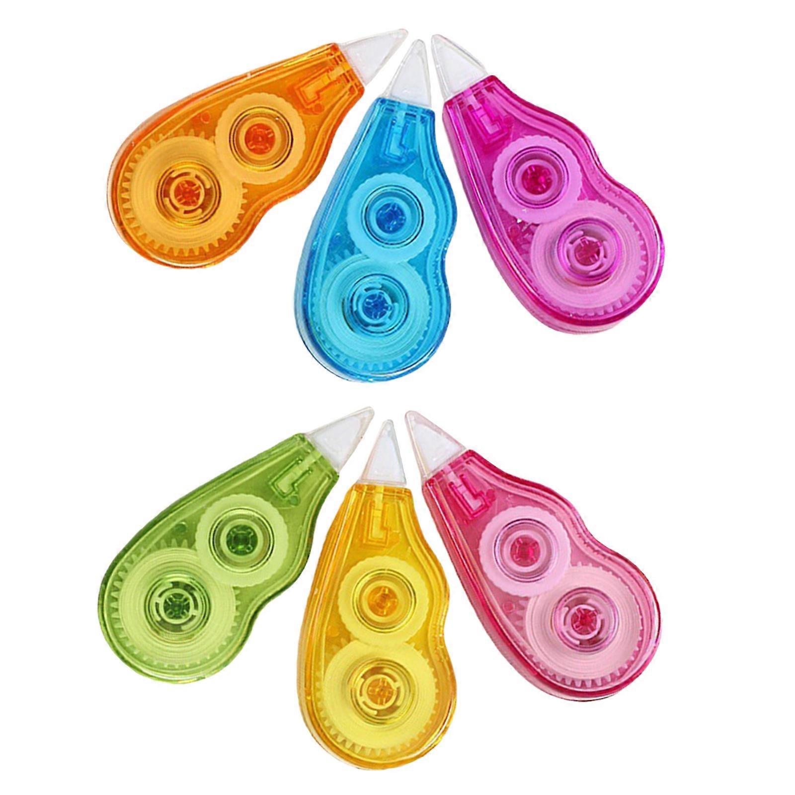 Household Tape Corrector Tape Students Office Workers 6Pcs