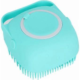 Kolmiosainen (vaaleanpunainen, sininen, keltainen) koiran ja kissan shampooharja, lemmikkiharja lemmikkikoiran kylpyharja kampa trimmaussuihku hieronta trimmaussuihkukampa koiran hoitoon