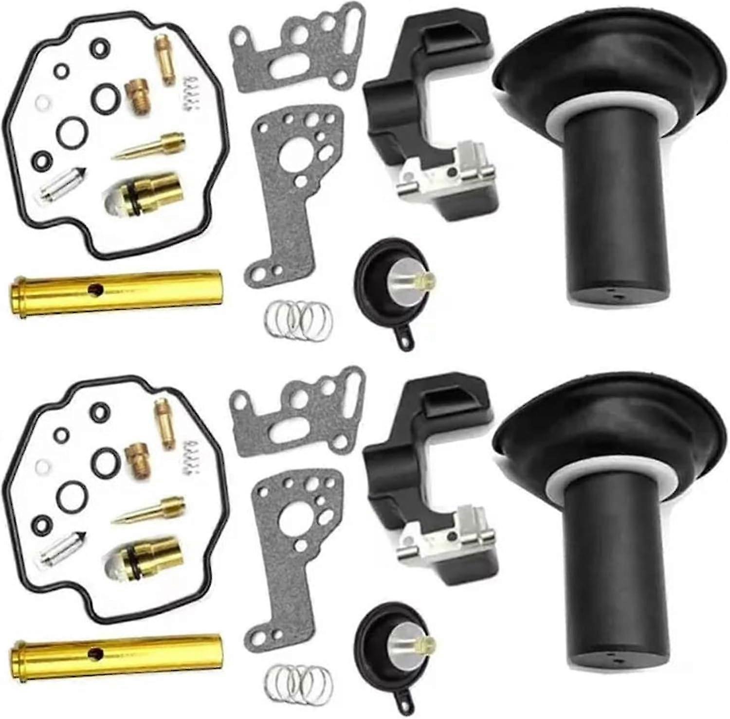 Carburettors Set Motorcycle Carburetor Repair Kit For Yamaha Xv500 1991-1994 Xv 500 Xv535 535 Fuel Float Plunger Diaphragm Carb Rebuild Parts Carburet