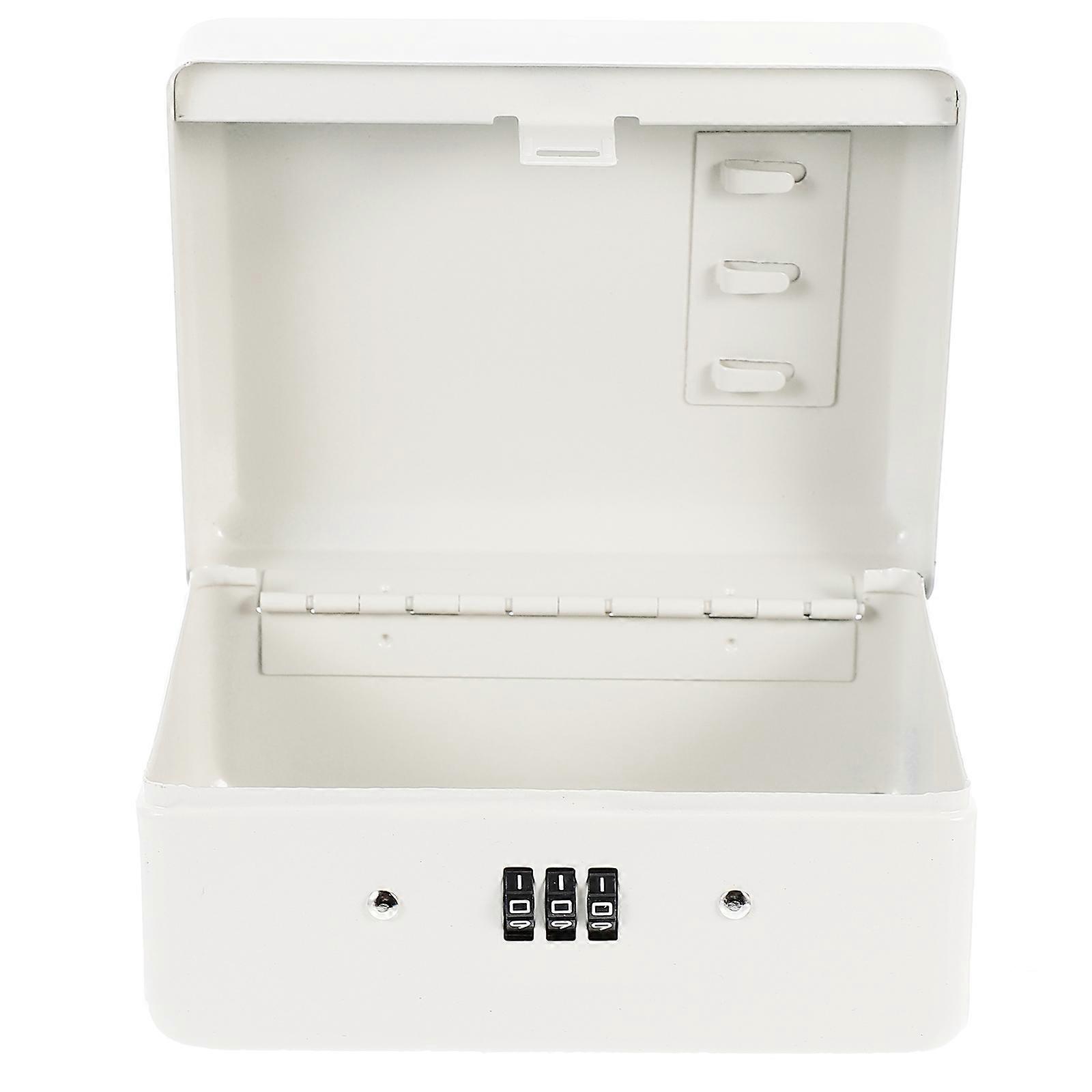 White Key Management Box with Code Lock 2Sets for Secure Key Storage