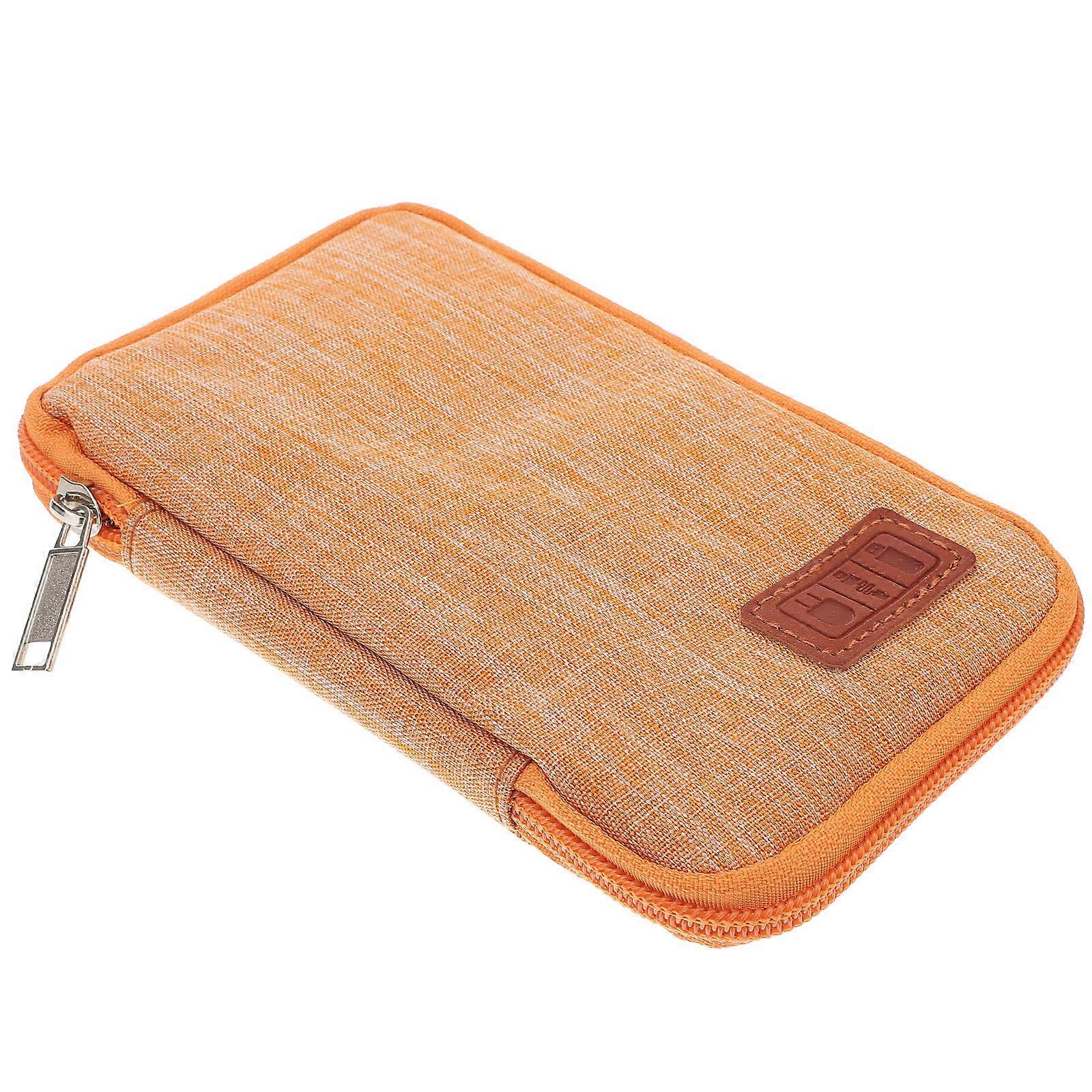 USB Cable Pouch Multifunction Digital Accessories Protection Bag for 2Pcs