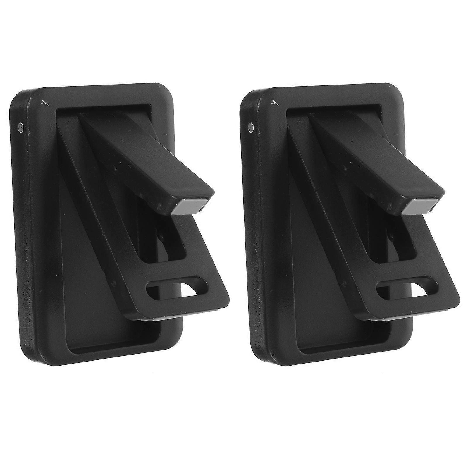 Laptop Cooling Stand Computer Support For Heat Dissipation Black 6x5x0.8cm Portable 2Pcs
