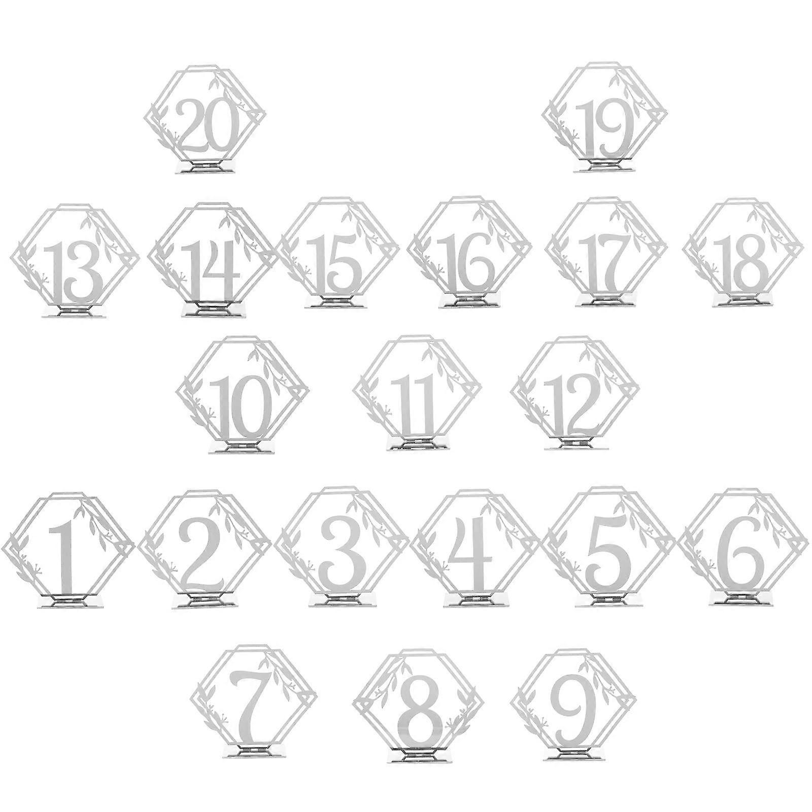 Wedding Table Number Signs 40 Pcs Rectangular Reserved Signs For Event Planners Home Users Simple Design Certified