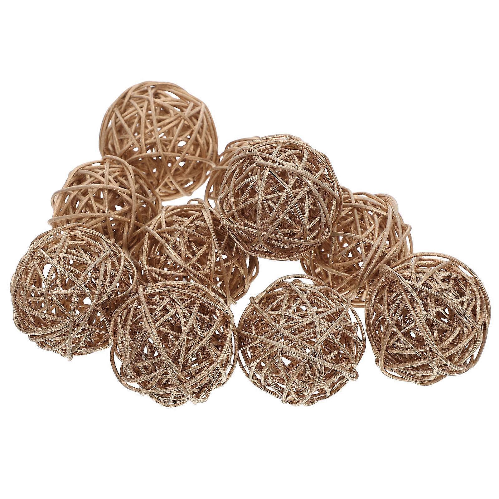 40Pcs Rattan Balls for Aromatherapy Diffuser and Home Decoration