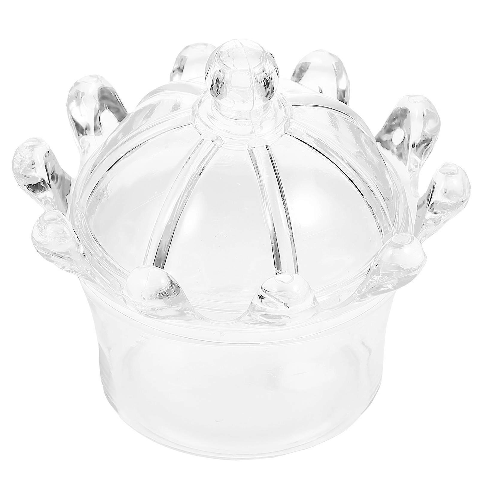 Wedding Favor Boxes Round Clear for Storage 12Pcs