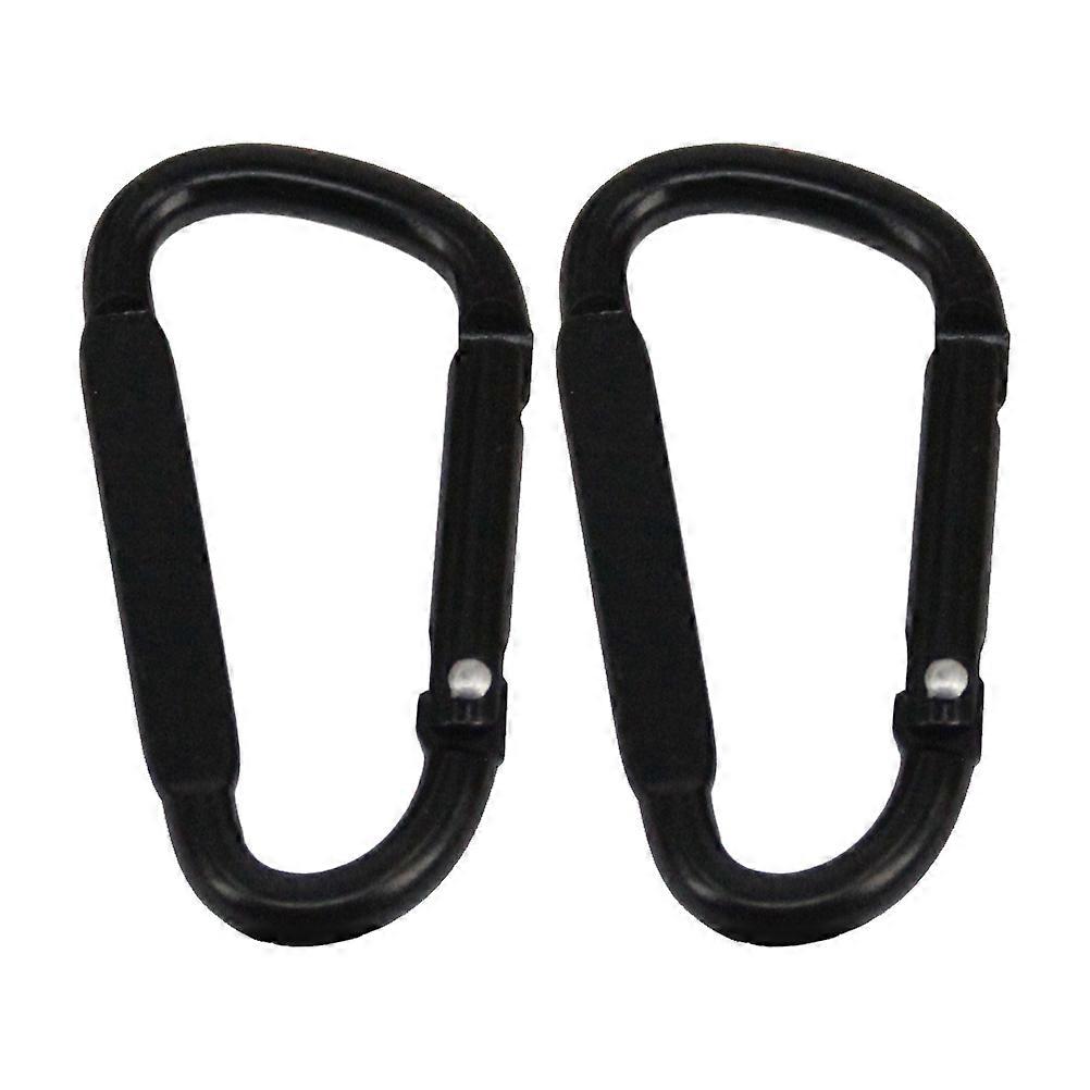 Durable D Shaped Buckles for Outdoor Use 140Pcs Black Set