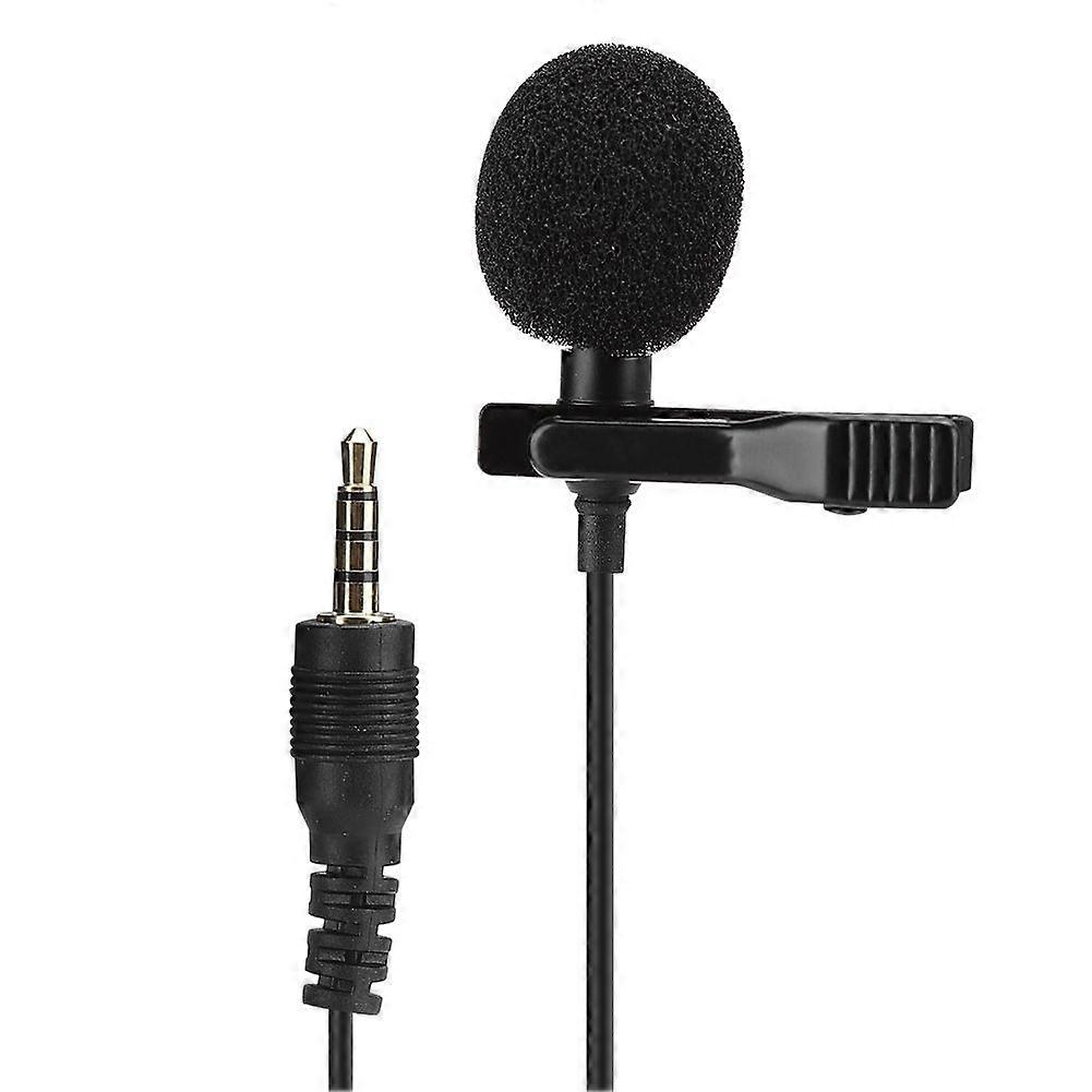 Mini Multifunction Collar Clip Microphone for Mobile Phone Live Broadcast Recording Interview