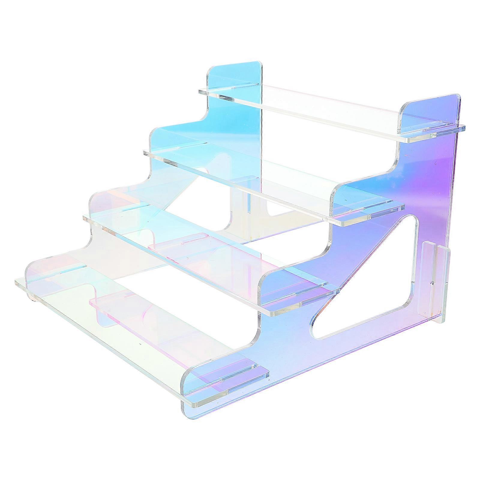 Tiered Dessert Display Rack For Professional Use Acrylic Shelving .43X9.43X6.68in 1Pack