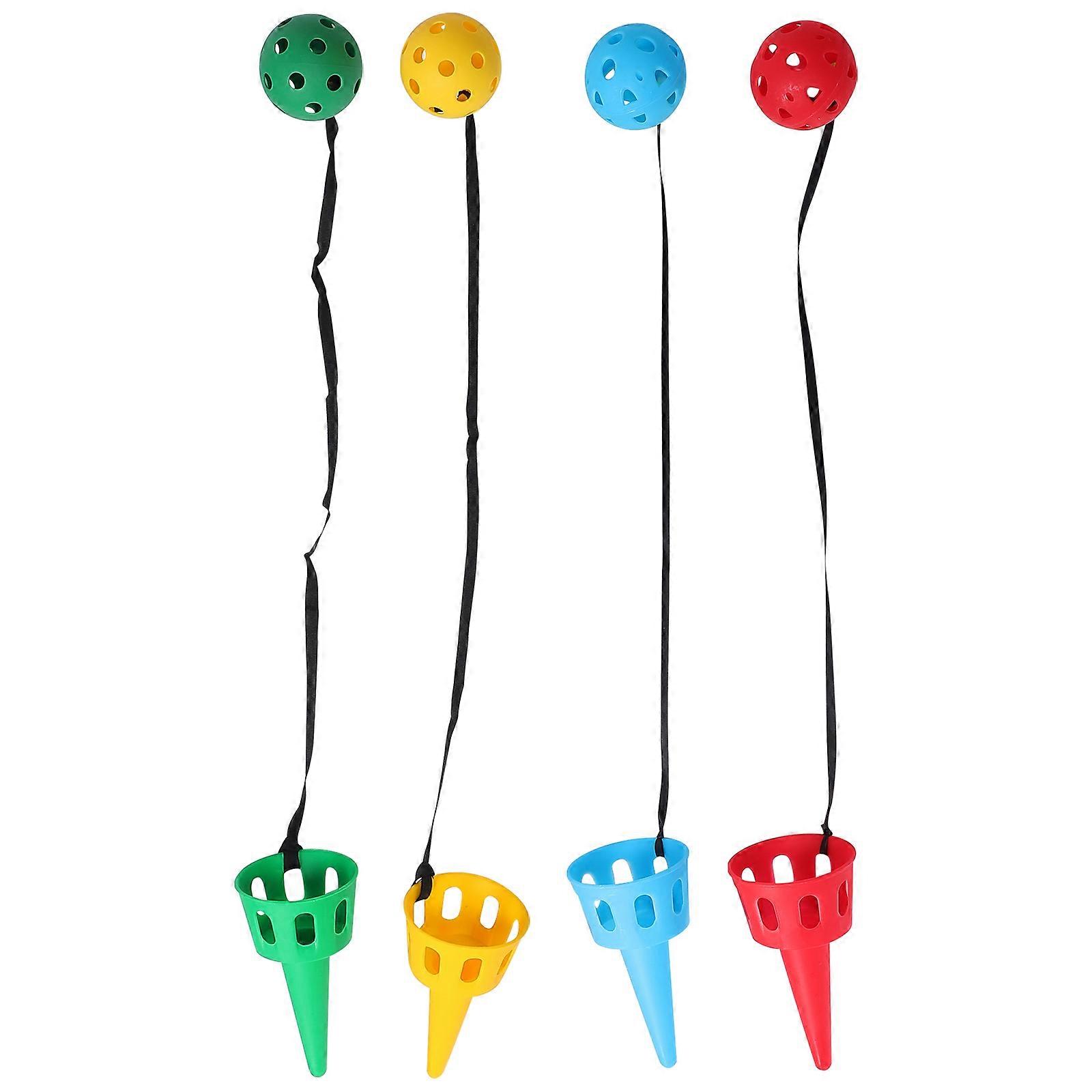 Plastic Outdoor Catch Ball Game Set for Hand Eye Coordination 16Sets