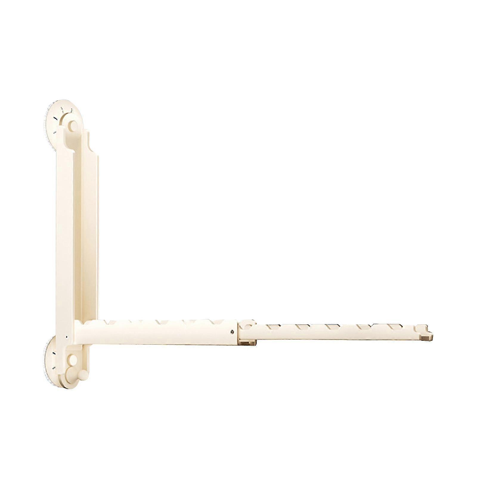 Space Efficient Suction Cup Clothes Drying Rack Space Efficient Folding Rack Organizers For Temporary Clothes Drying Cream White 26s