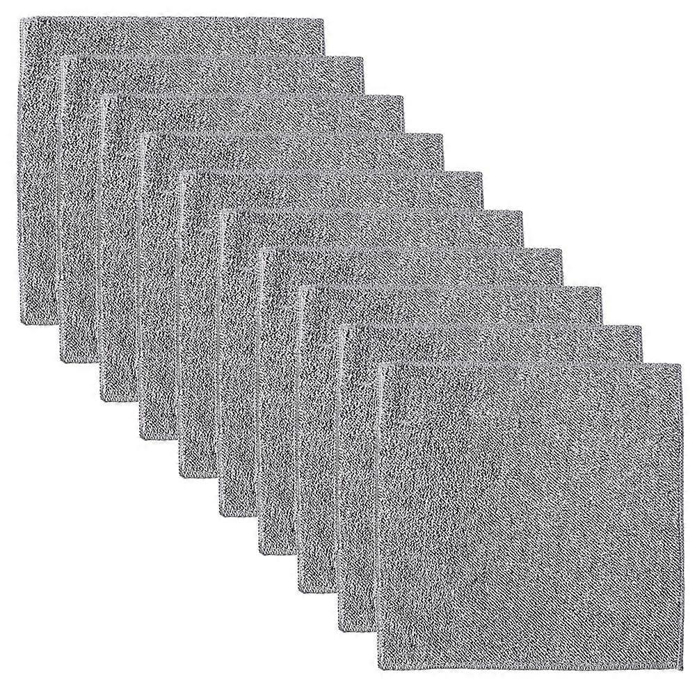 Dishwashing Towel Microfiber Cloth for Kitchen Cleaning 30Pcs Set Grey
