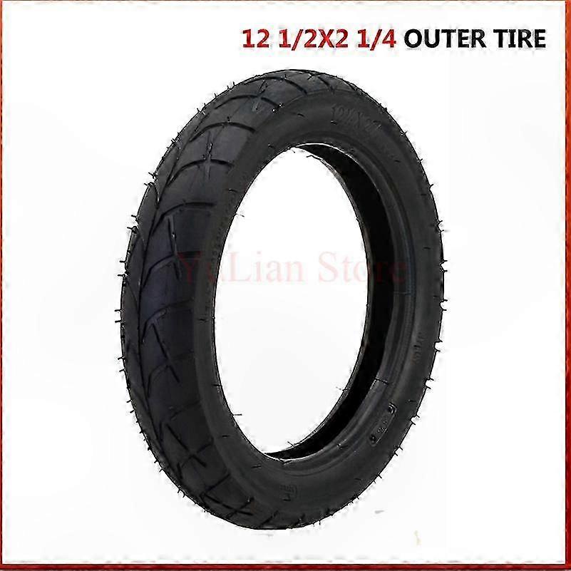 Premium 12.5x2.25 Inch Inner & Outer Tires for E-Scooters E-Bikes Strollers