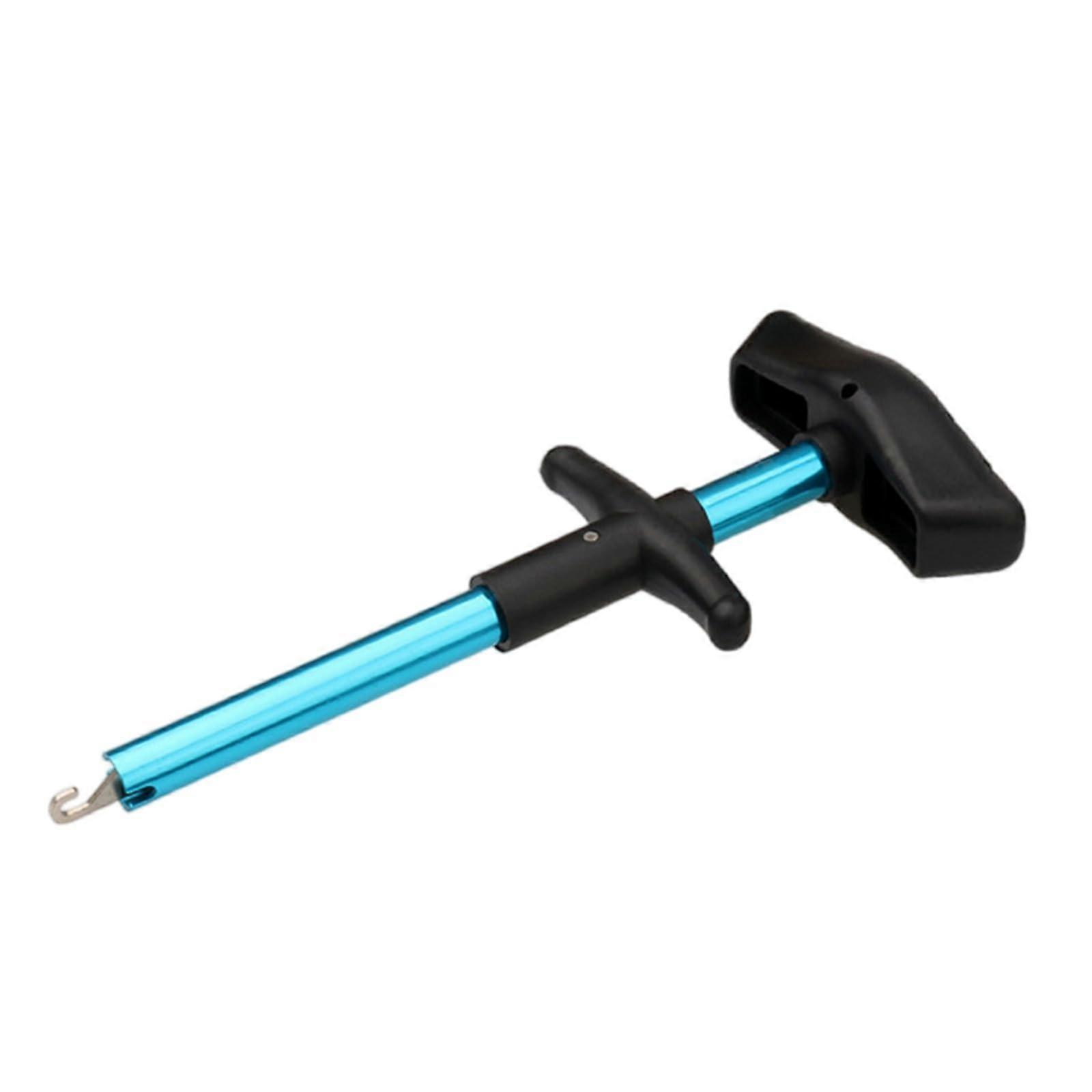 T Shape Fish Hook Remover Portable Aluminum Tube Hook Extractor Detacher Seperator Tool Enduring