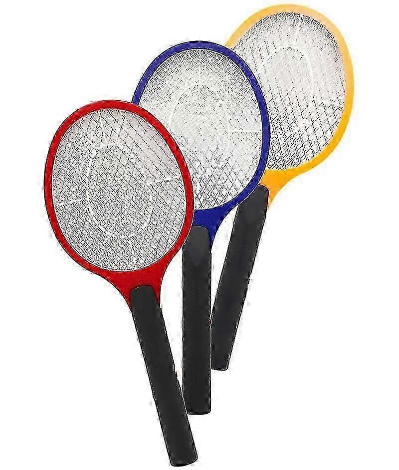 Handheld Bug Zapper,High-Efficiency Mosquito Swat Racket,Battery-Operated,Indoor Outdoor Pest Control,Instant Fly Killer,3-Layer Safety Mesh miao7