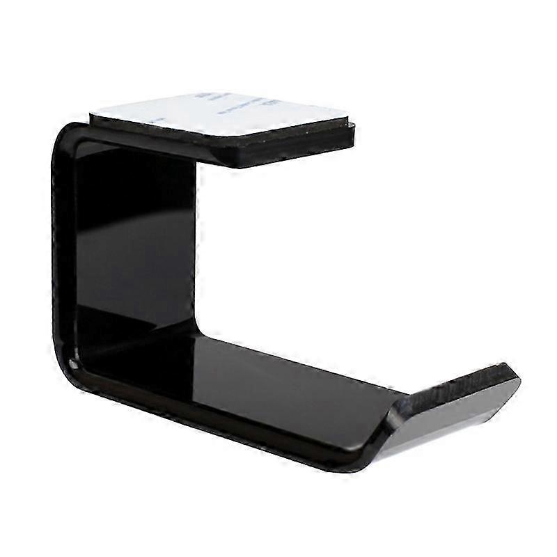 Headphone Bracket, Acrylic Wall Mounted Headset Hanger Sticky Display Stand Space Saving