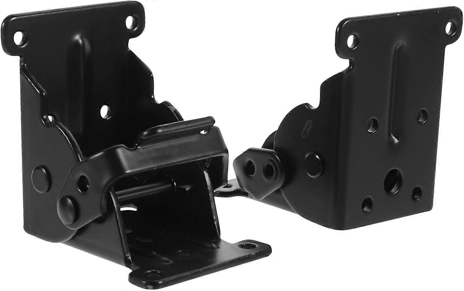 2pcs Self-Locking Folding Hinge Metal Chair Hinges Desk Hinge Locking Hinges