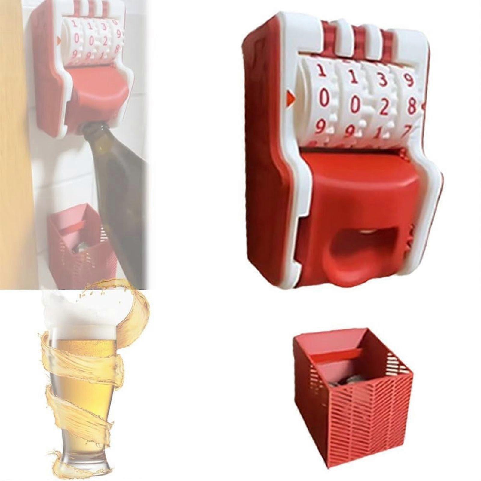 Wall-Mounted Bottle Opener with Precise Number Record - Vintage Beer Bottle Opener & Can Opener for Home Bar Decor 