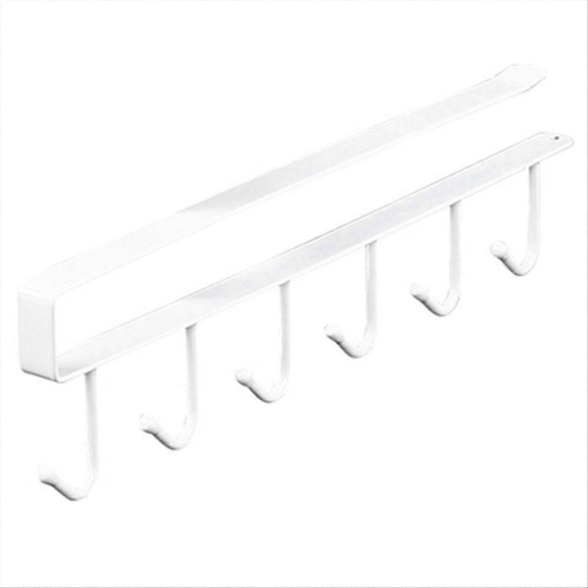 6 Hook Coffee Cup Mug Holder Hooks Shelf B