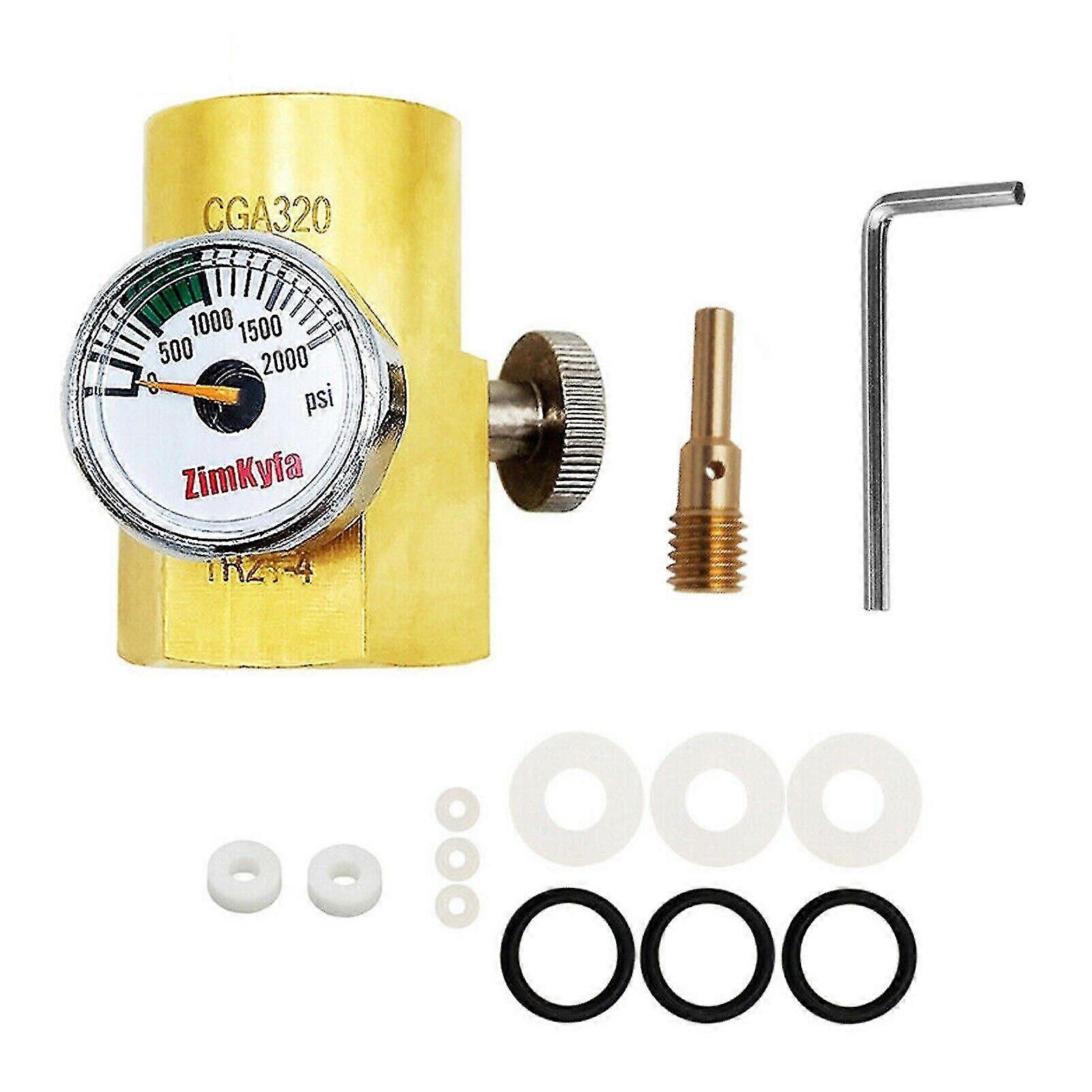 CO2 Cylinder Refill Adapter TR21-4 CGA320 Connector For Soda Stream Maker FT