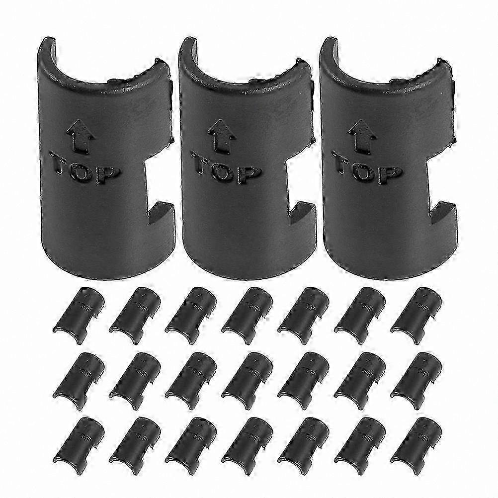 24-Pack Shelf Lock Clips for Wire Shelving, Replacement Sleeves