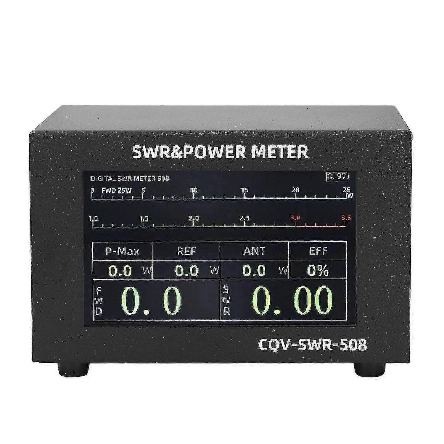 200W Digital Power SWR Meter with UHF Interface IPS Touch Screen Standing Wave Ratio Meter 1.854MHz