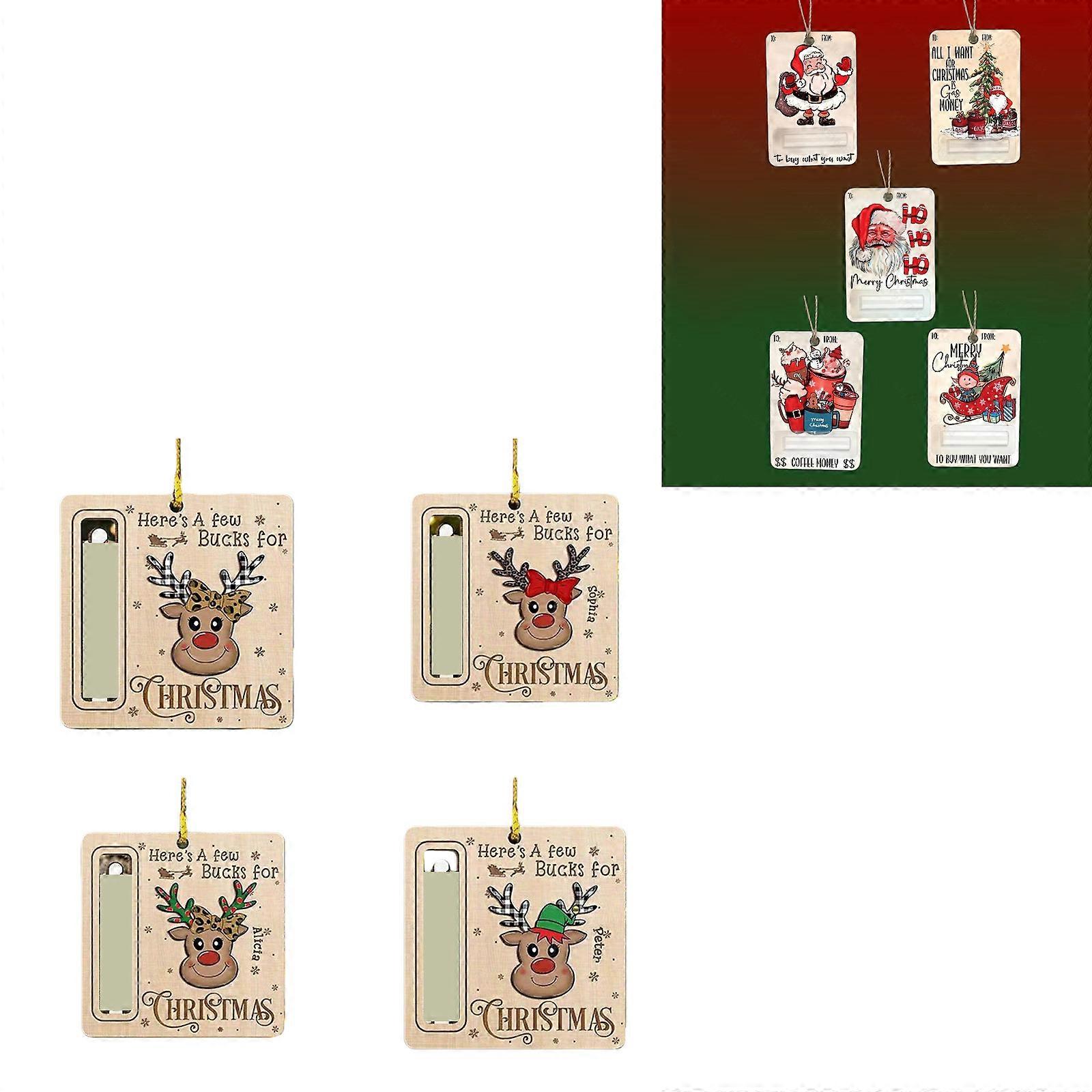 Space Saving Foldable Christmas Tree Money Holders Set Of 7 Recycled Paper Hanging Ornaments For Indoor Festives Styling Multicolor