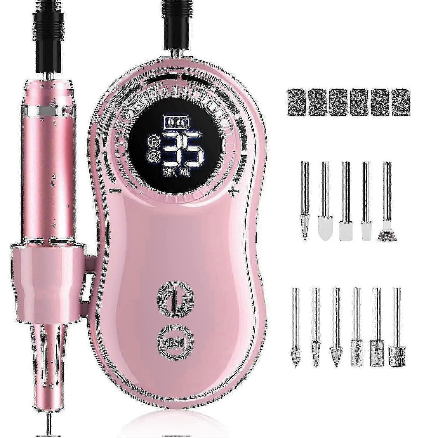 מקצועי נטען 35000 סל"ד תרגיל ציפורניים