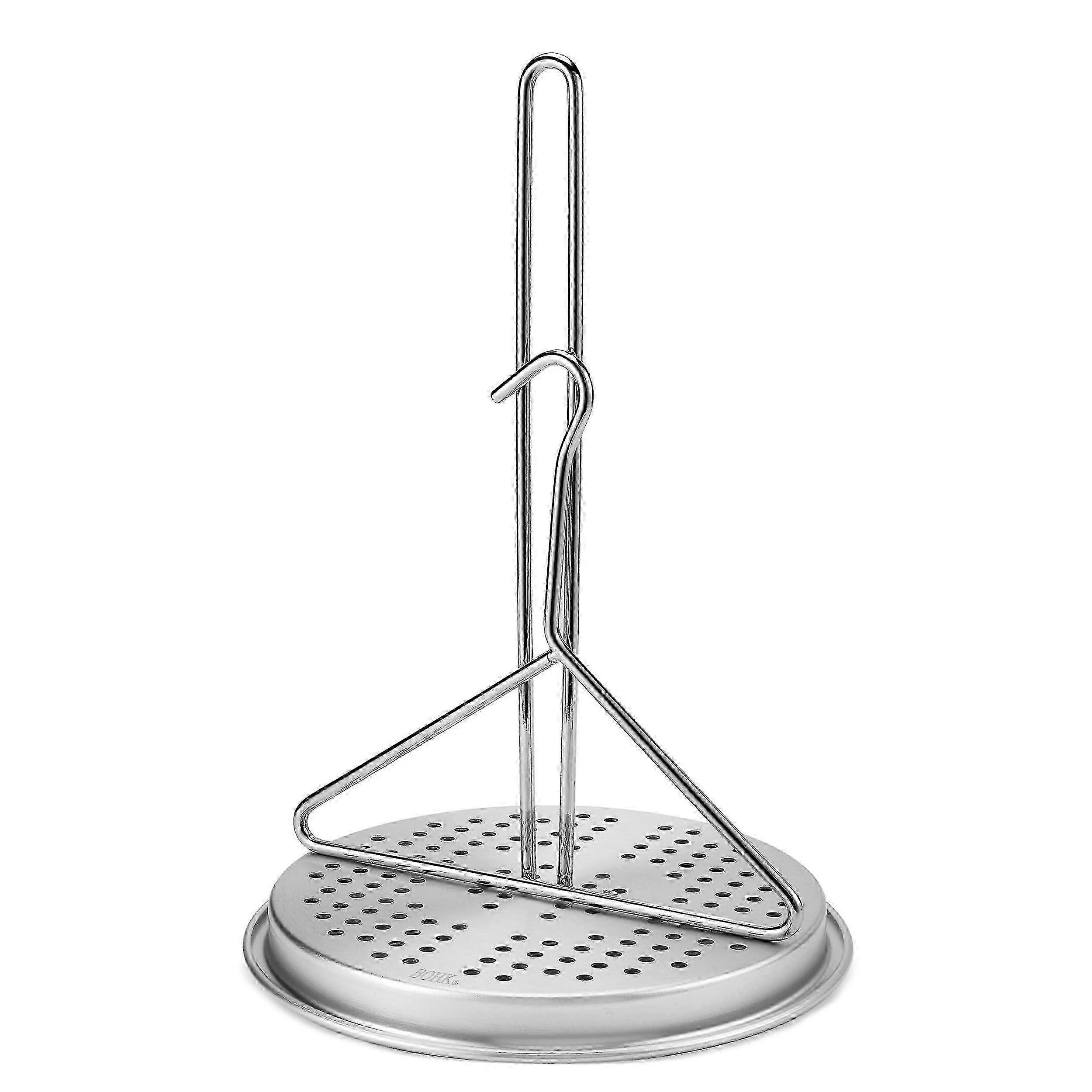 Stainless Steel Vertical Turkey Chicken Fryer Poultry Rack Set for Deep Frying Rack and Handle Lifting Hook