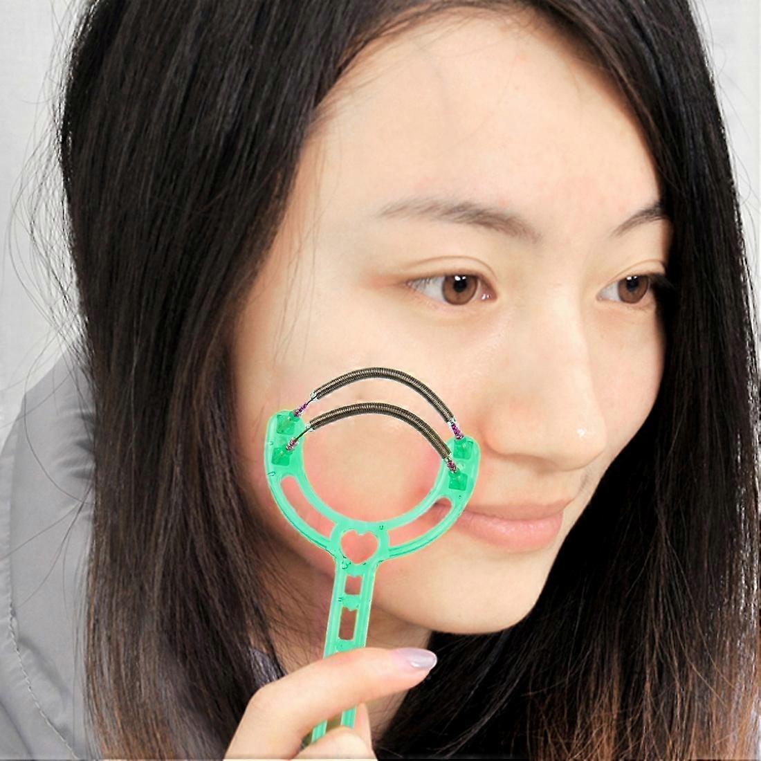 Double Spring Pull a Face Hair Removal Device