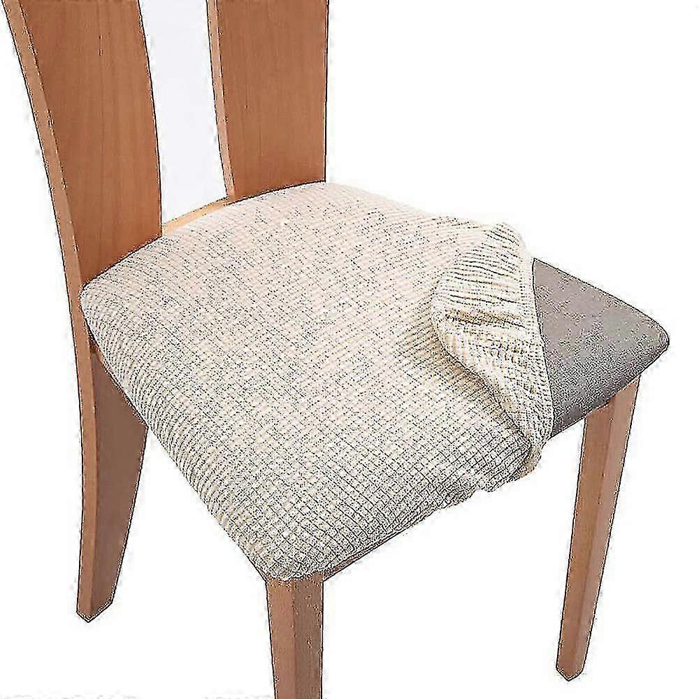 ダイニングルームチェアシートカバー家具ジャカード保護クッションスリップカバー-mxbc