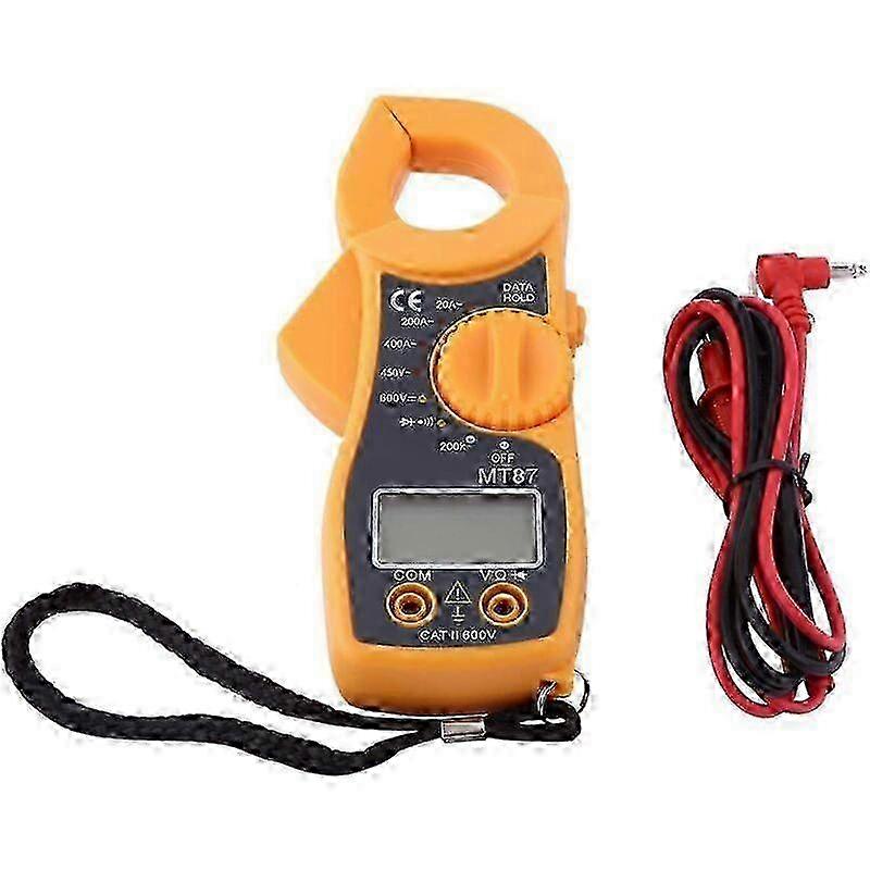 Automatic Digital Multimeter, Digital Clamp Multimeter AC DC Voltmeter Ammeter Ohmmeter Volt Tester Large Digital LCD Screen