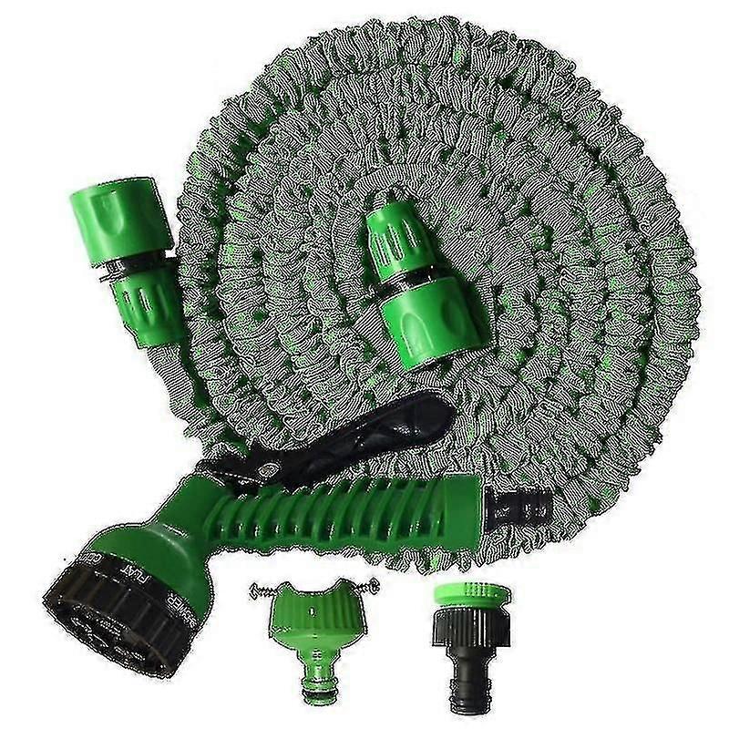 Expandable Garden Hose Pipe Anti Kink With 7 Function Water Spray Gun Magic Hose