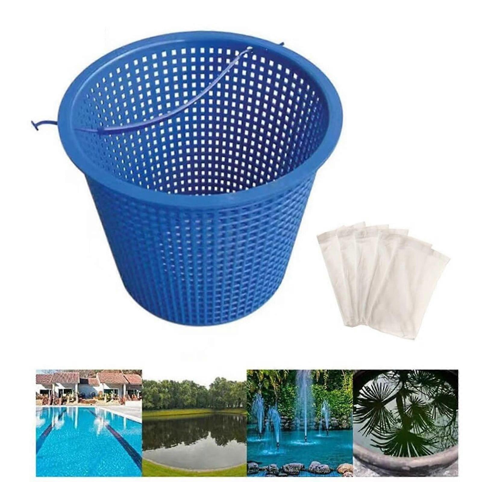Winysin1pc Pool Basket And 10 Pcs Pool Socks Pool Filter Socks Pool Socks For Basket Inground Or Above Ground Pools Cleaning Debris And Leaves